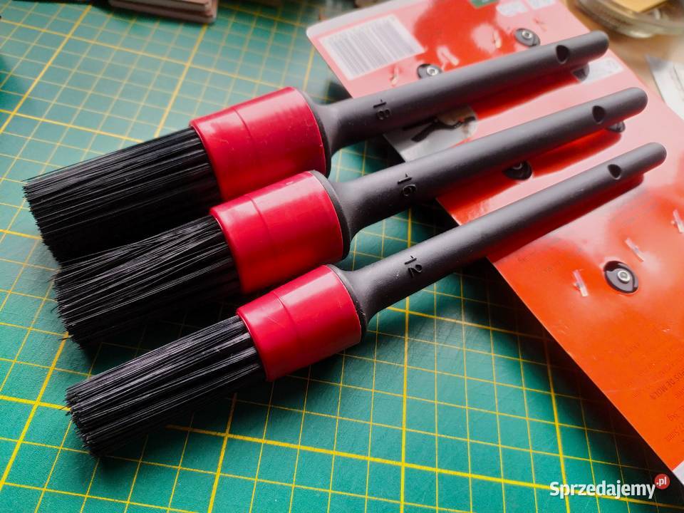 Pędzel do czyszczenia auta zestaw ditailing