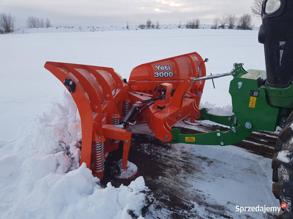 Pług do śniegu śnieżny Yeti 3000 rozkładany Oleśnica