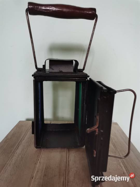 Stara lampa kolejowa Art Deco małopolskie Kraków