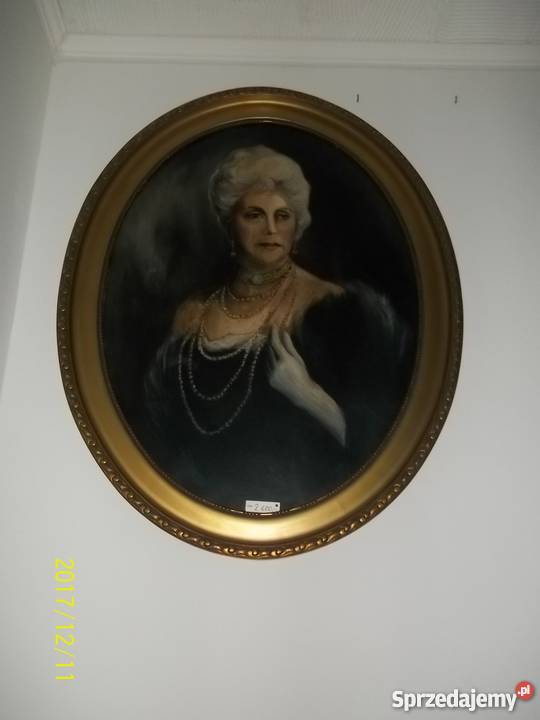 Obraz olejny Dama duży 114x80 Lublin