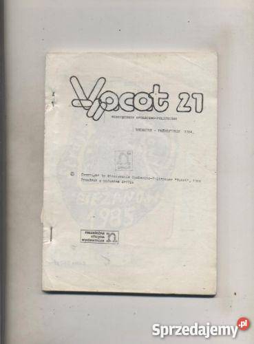 Vacat Miesięcznik Społeczno Polityczny 21 zachodniopomorskie Szczecin