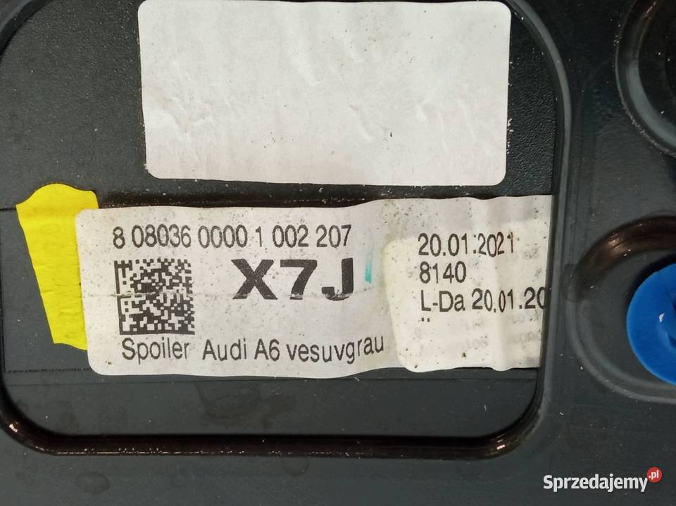 SPOILER LOTKA KLAPY TYŁ ŚWIATŁO STOP 4K9827933C świętokrzyskie