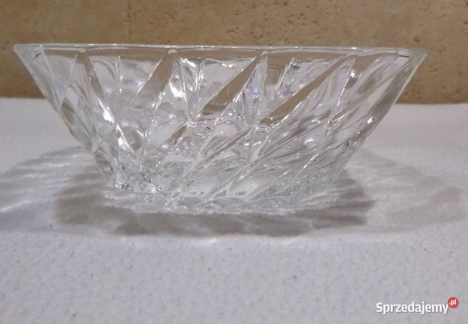 Szklana kwadratowa salaterka mazowieckie Warszawa