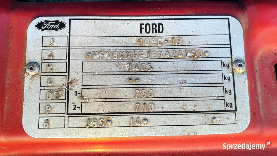 FORD Fiesta 13 MK4 lift Hatchback z 2000r