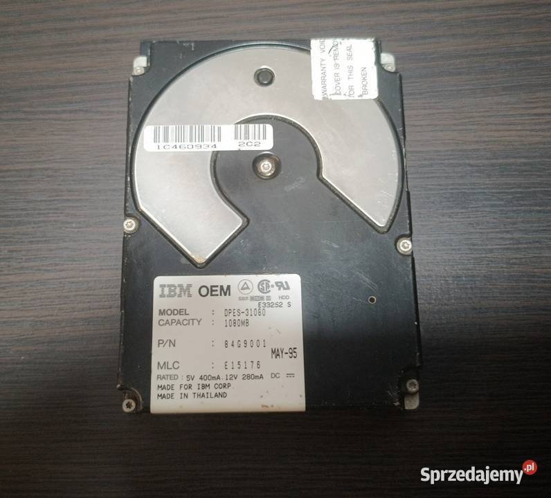 IBM 85G3623 1GB 54K SCSI 50PIN 35 DPES31080 Włocławek