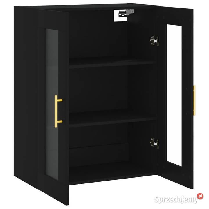 Szafka wisząca czarna 695x34x90 WM828469 Warszawa