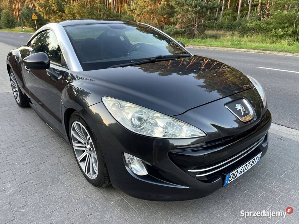 Peugeot rcz 16 benz 156 AUTOMAT Czarna kupiony w Polsce sprzedam