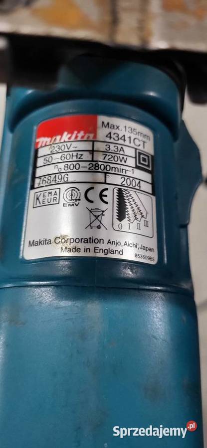 Wyznarka Makita 4341ct Sandomierz