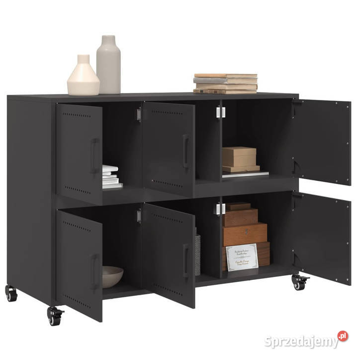 Szafka czarna 1005x39x72 stal WM846740 mazowieckie Warszawa