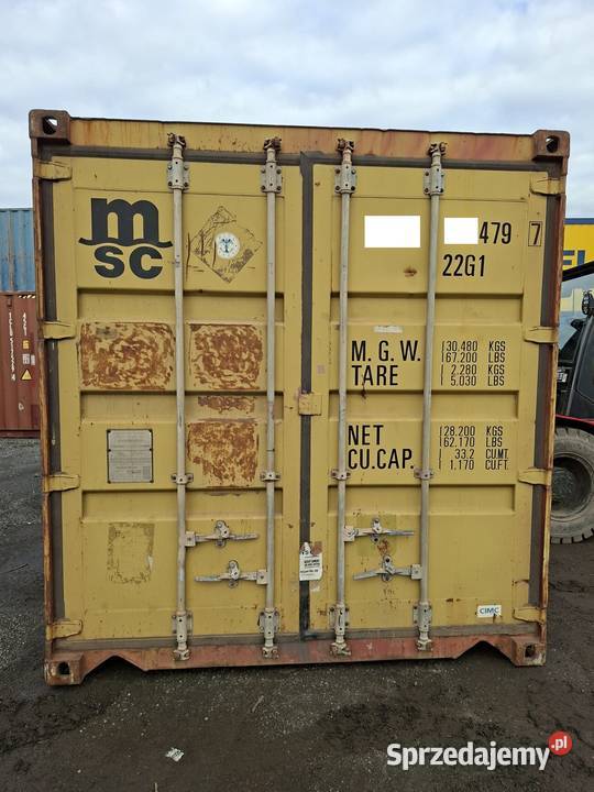 20DV KONTENER 6 METROWY UŻYWANY Gliwice sprzedam