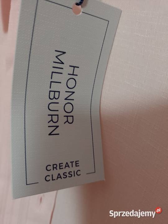 40L Honor Millburn Różowa koszula z Londynu NOWA długi Kraków