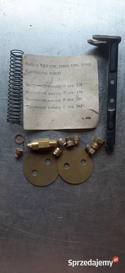 Zestaw naprawczy gaźnika Łada osobowe