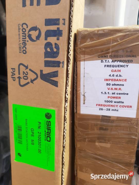 Stacja bazowa CB radio President Jackson antena Krasnystaw