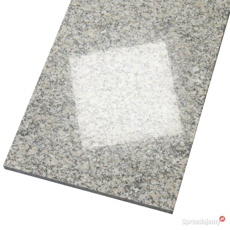 Stopień granitowy G602 Bianco Sardo polerowany Łódź