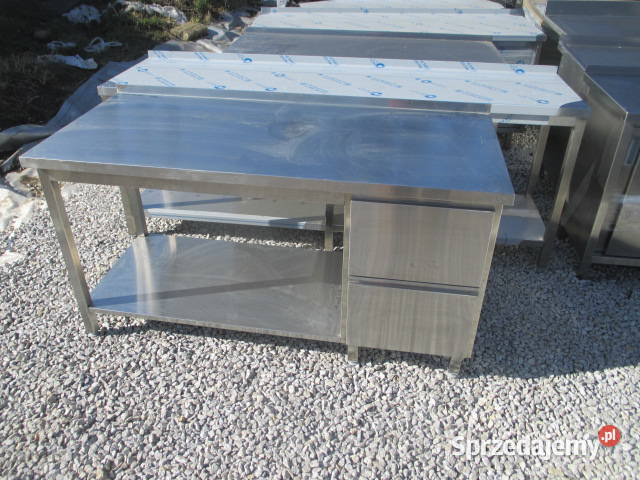 Stół Gastronomiczny Z Półką 2 Szufladami 1607085 wielkopolskie