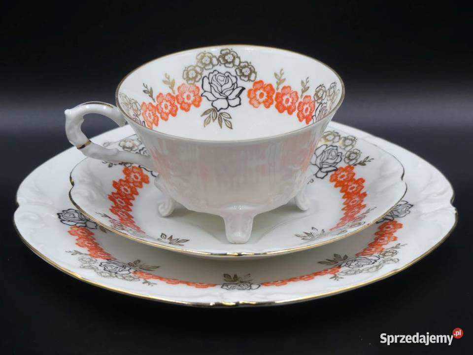 Urokliwe trio Tułowice Tillowitz na nóżkach 1928 Poznań