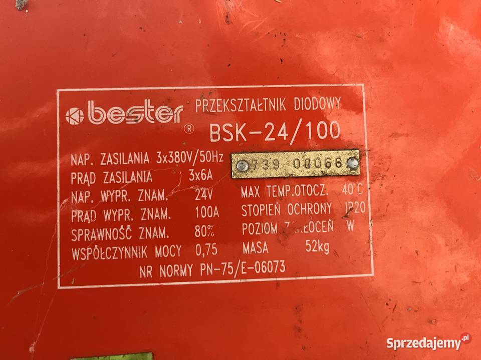 Prostownikładowarka bester BSK 24100 sprzedam