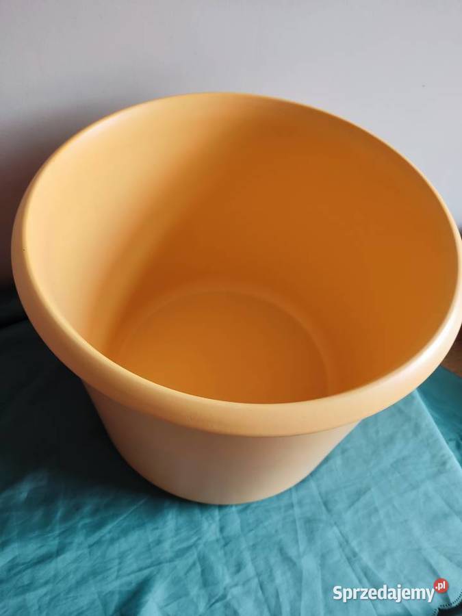 Donica doniczka ceramiczna pomarańczową fi 37 Doniczki i osłonki Dom i Ogród Głuchołazy