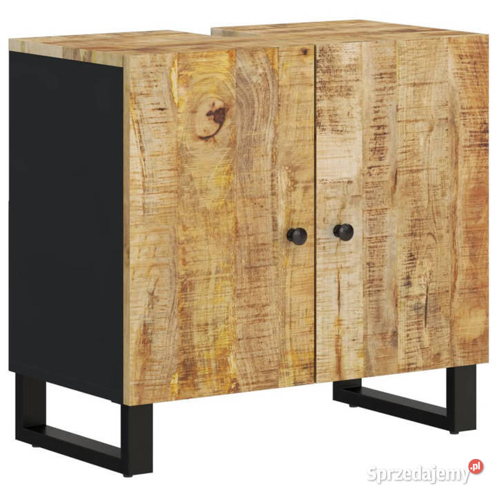 Szafka umywalkowa 62x33x58 mango i materiał