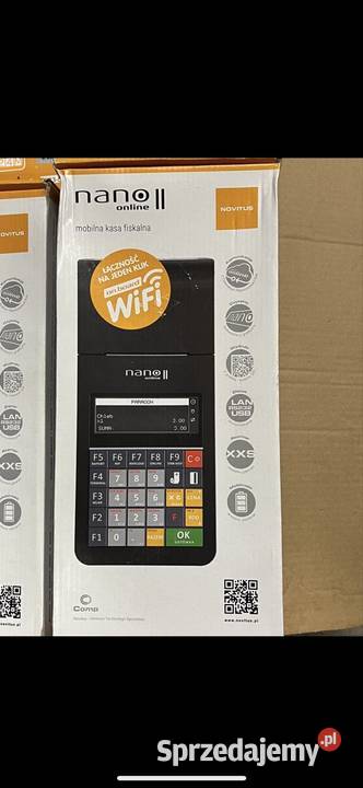 Kasa fiskalna Novitus Nano II Online moduł GSM24 Podskarbice Szlacheckie