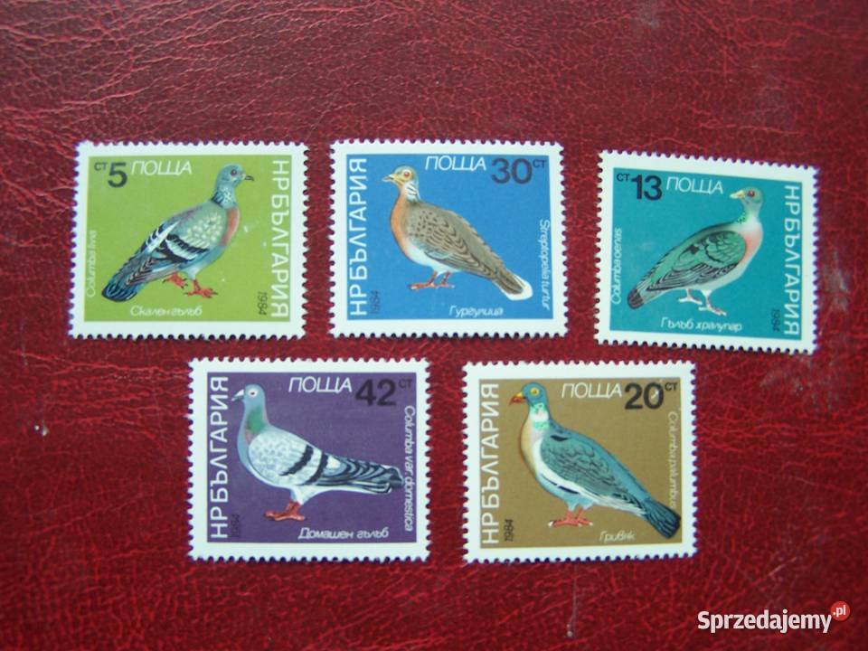 Bułgaria 1984 MNH Mi 327377 Fauna Ptaki Gołębie Tychy