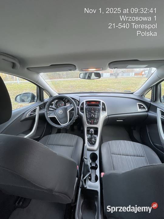 Astra J 2012r lubelskie Biała Podlaska