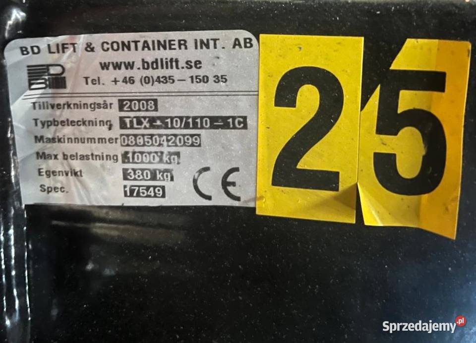 BD LIFT stol krzyzakowy hydrauliczny M2 Produkcja Nowy Targ