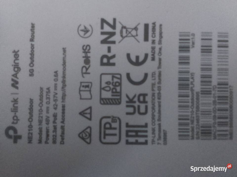 Ruter wifi 5 G dachowy Sierakowice