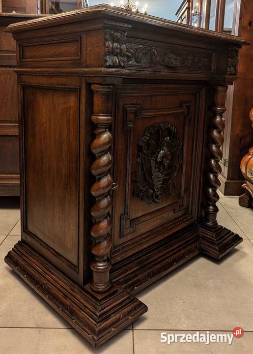 Piękna komodaszafka neorenesans dąbsklep Dąbrowa Dąbrowa Górnicza sprzedam