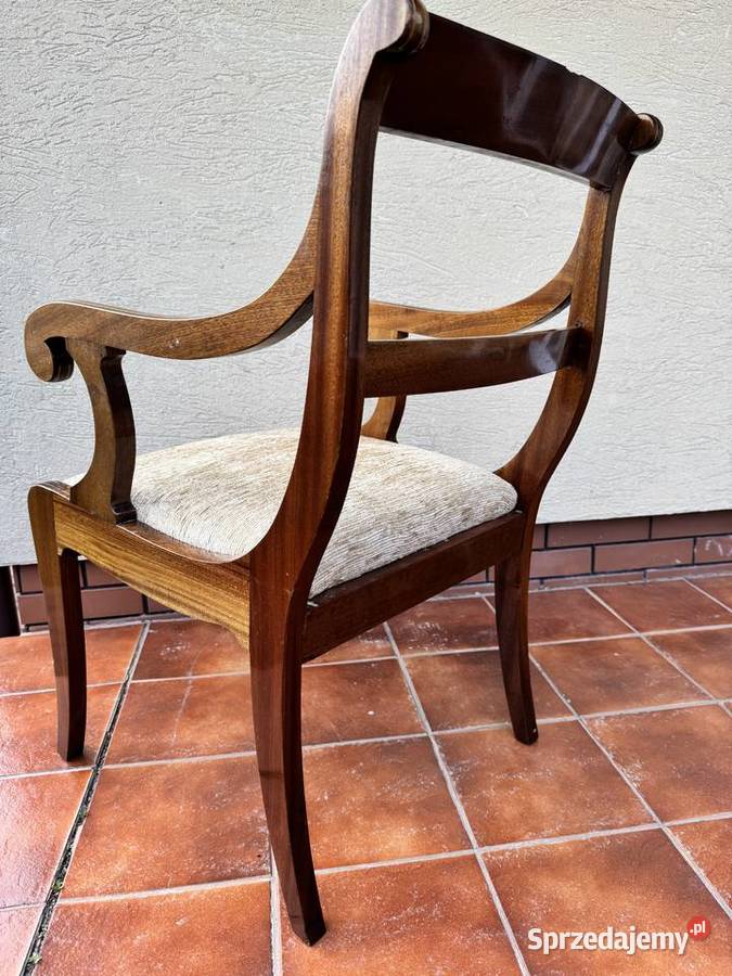 Krzesło Biedermeier stylowe prl fotel z Sulbiny sprzedam