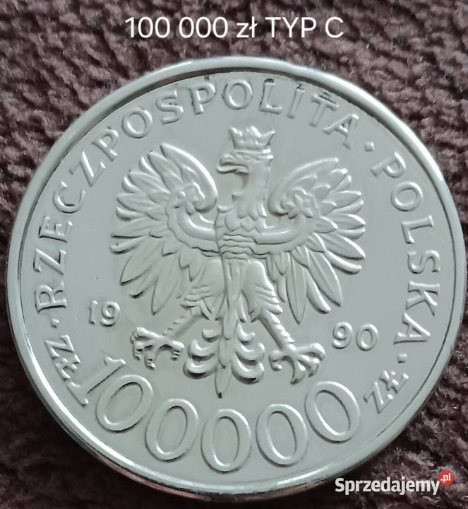 100 000 Solidarność 1990 r TYPC Piękne wielkopolskie Konin