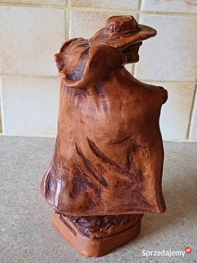 vintage figurka z terakoty Nowy Targ