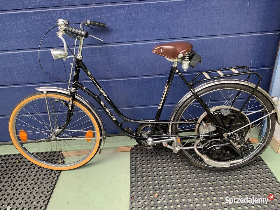 Silnik spalinowy w tylnym kole rowerowym Łomianki sprzedam