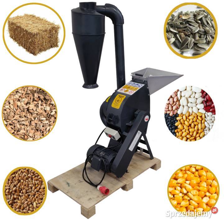 Młyn Bijakowy Rozdrabniacz 4 kW do 300 h