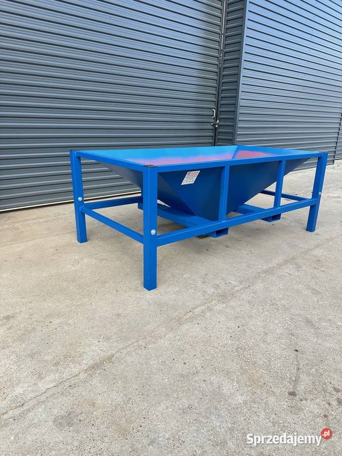 Kosz Kontener zasypowy paczkarka zasobnik 3m3 Niedrzew Pierwszy