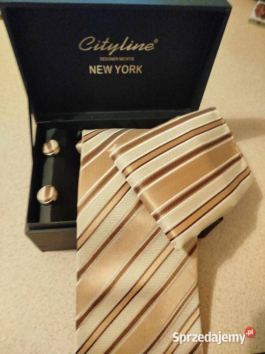 Zestaw Cityline krawat spinki Olecko