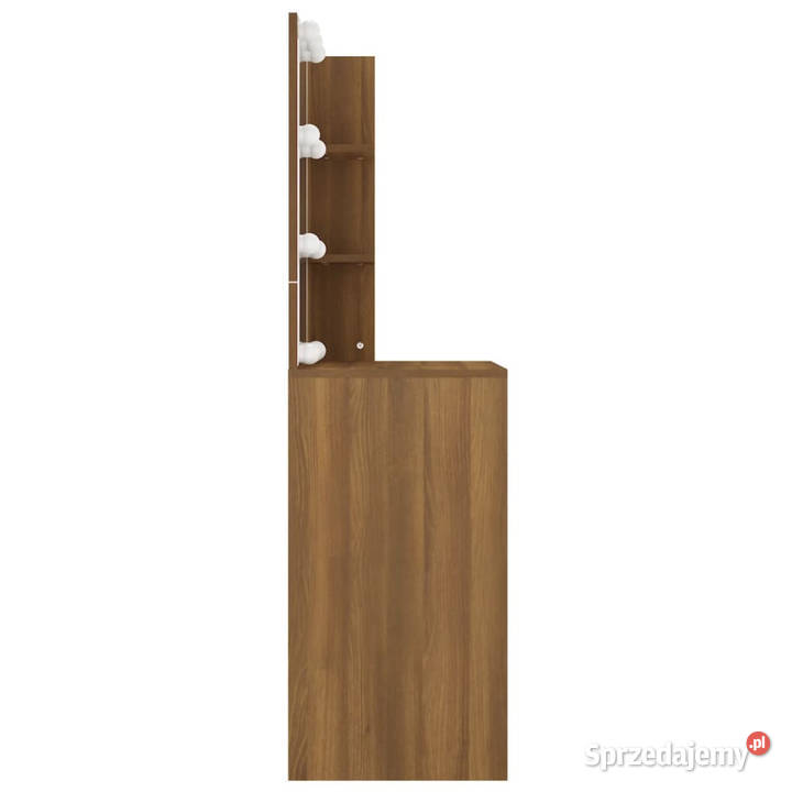 Toaletka z LED brązowy dąb 60x40x140 WM820444 Warszawa