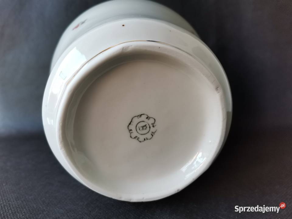 Stary duży wazon porcelana Bogucice stary wzór Katowice