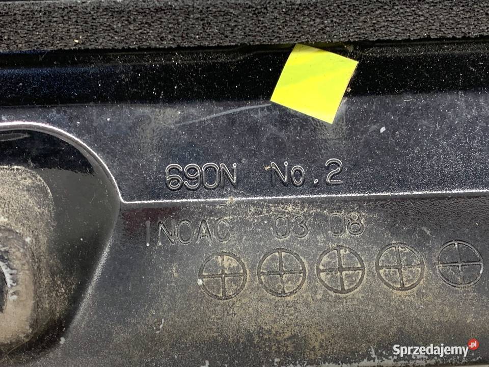 SPOILER TYŁ TOYOTA PRIUS II Hatchback 0309 Black