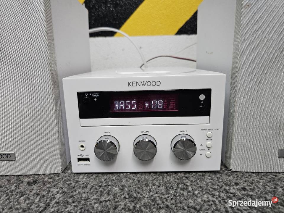 Wieża Kenwood M616 USB CD iPod biała małopolskie Kraków