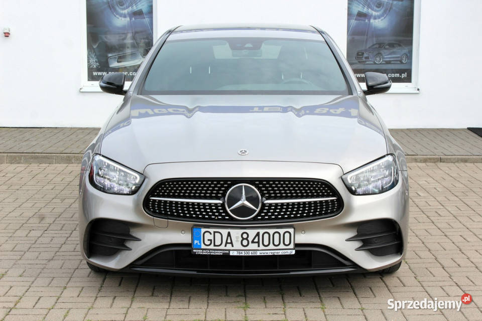 Mercedes E 220 4x4 SalonPL FV23 AMG Night elektrycznie ustawiane fotele Sokołów