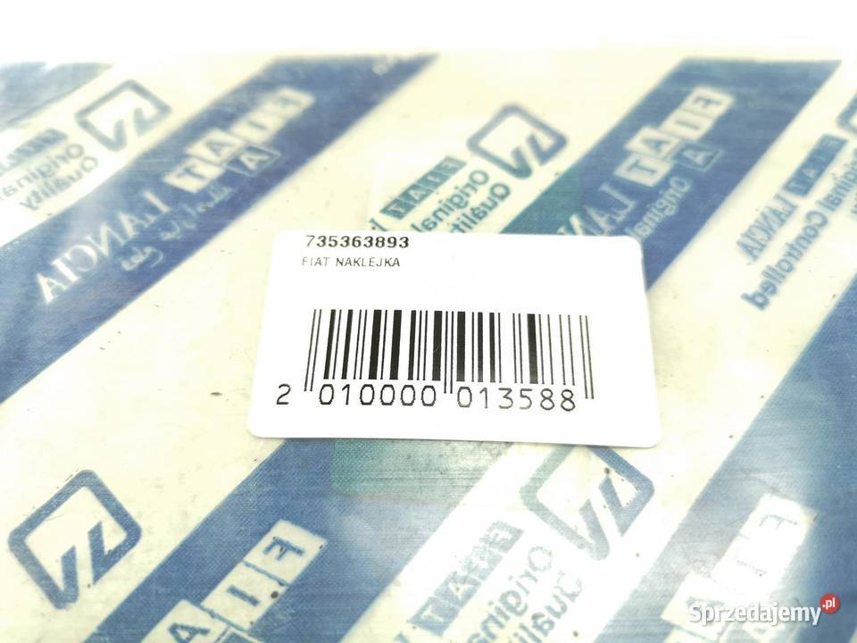 NAKLEJKA SŁUPKA ŚRODKOWEGO FIAT IDEA 20032008