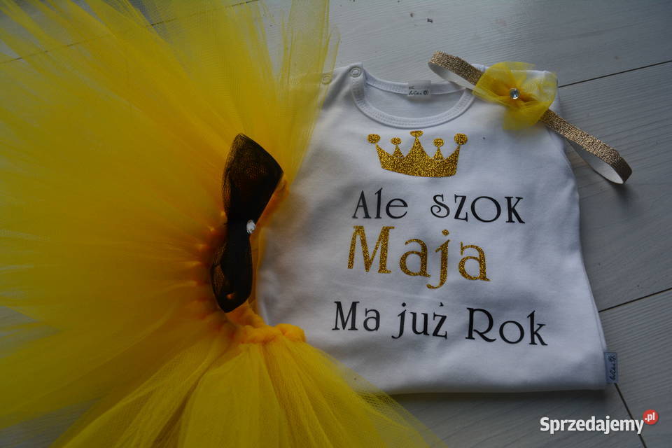 Komplet tutu na roczek dziewczynki pomorskie Waćmierz sprzedam