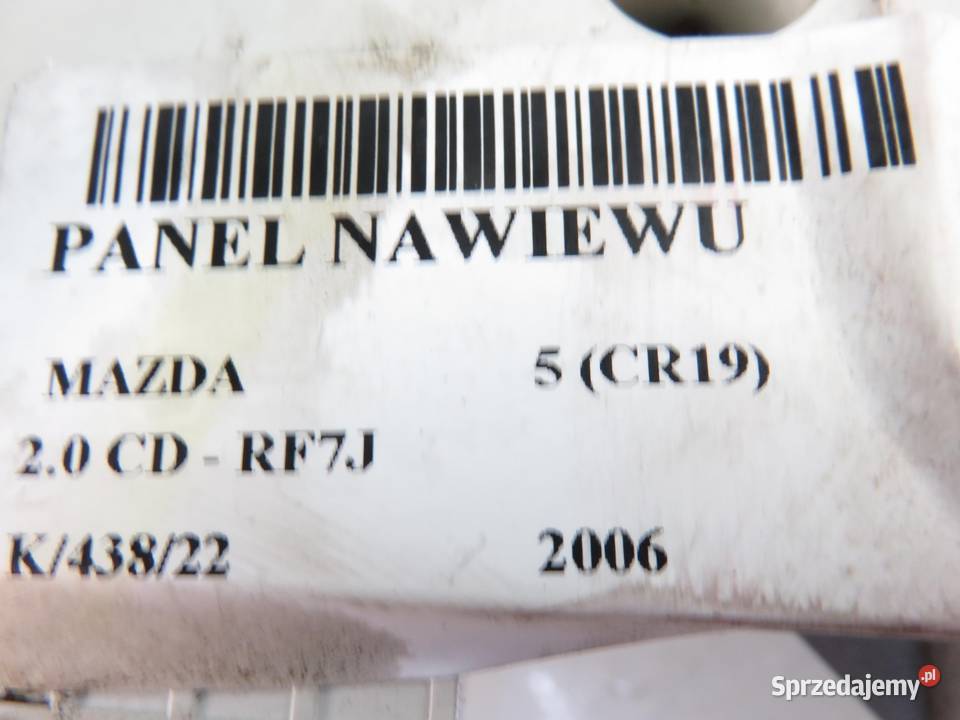 KLIMATRONIK MAZDA 5 K1900CC30 sprzedam