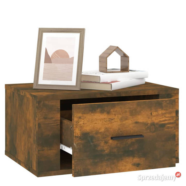 Wiszące szafki nocne 2 opalany dąb 50x36x25 Warszawa sprzedam