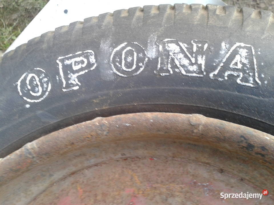 Fiat 508 kolo z oryginalna opona polska Rozmiar 15" Kęty