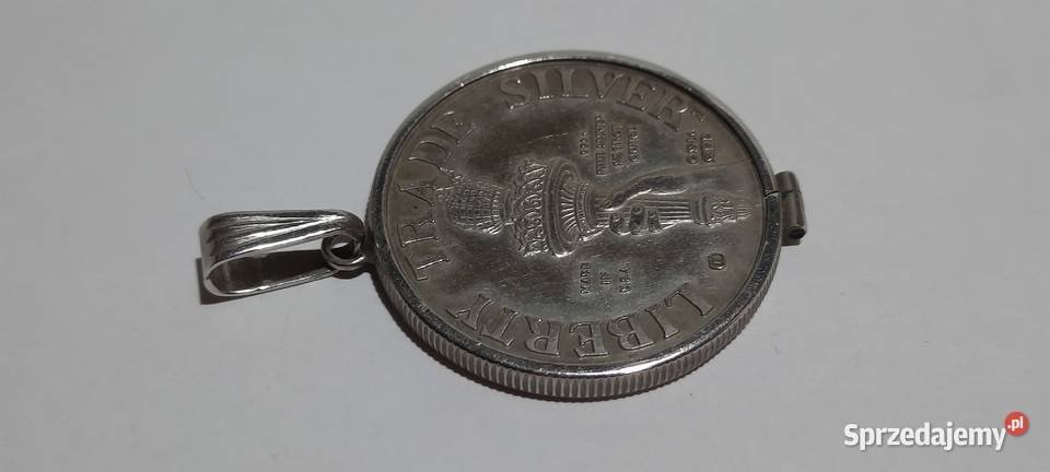 MEDAL 1986 LIBERTY 12 OZ AG 999 z ramką mazowieckie