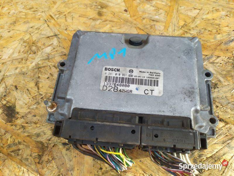 STEROWNIK SILNIKA KOMPUTER FIAT DUCATO II 28 śląskie Gliwice