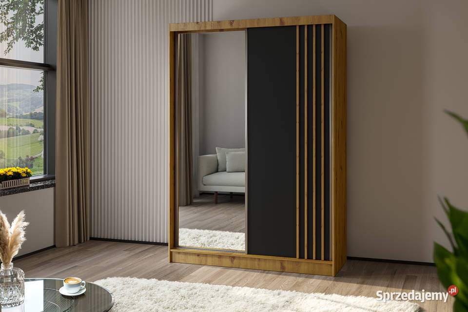 Szafa150 z lustrem i lamelami w różnych kolorach Rzeszów