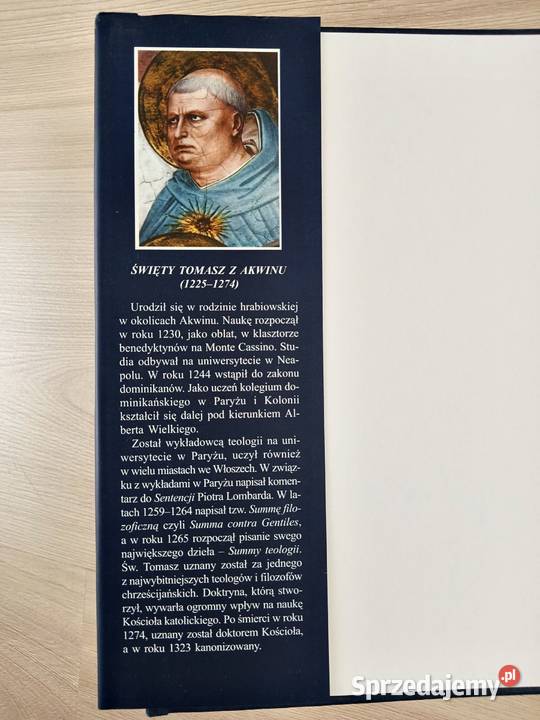 Święty Tomasz z Akwinu Traktat o Cnotach Kraków sprzedam